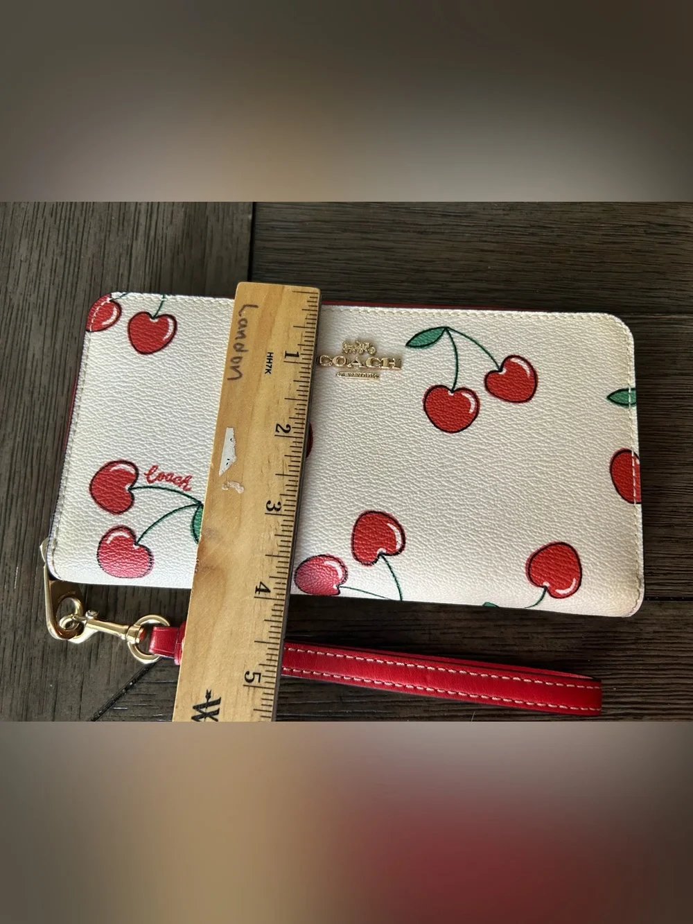Coach cherry 🍒 wallet